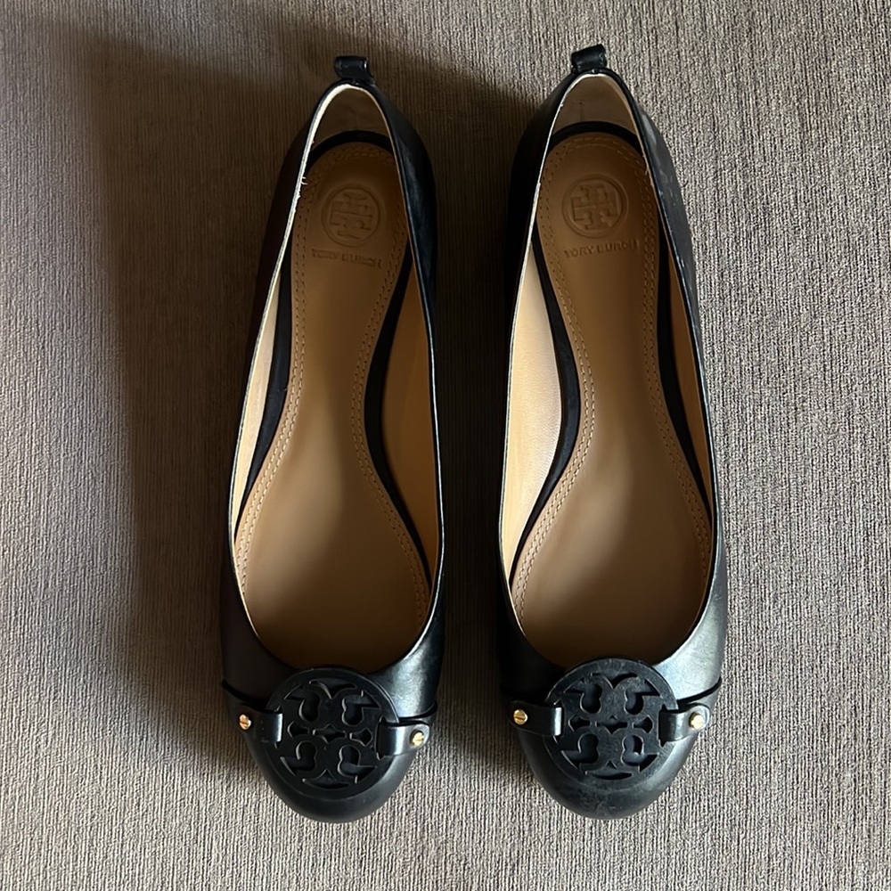 Tory Burch Black Flats - Brand New!